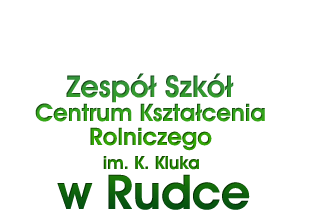 Logo Zespół Szkół Centrum Kształcenia Rolniczego im. Krzysztofa Kluka  w RUDCE