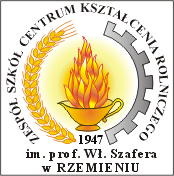 Logo Zespół Szkół Centrum Kształcenia Rolniczego im. prof. Władysława Szafera  w RZEMIENIU